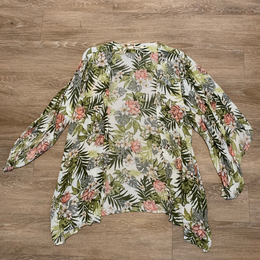 Rip Curl Tropical Floral Cardigan Size L